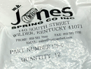 W.B. Jones 179-C Extension Springs 0.343 OD 0.025 Music Wire 12 Pack LOT OF 2 - Maverick Industrial Sales