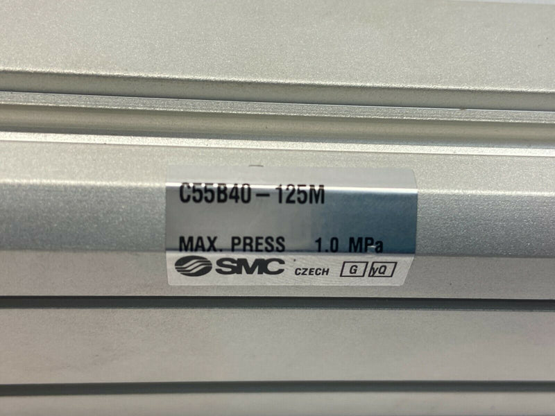 SMC C55B40-125M Compact Pneumatic Cylinder - Maverick Industrial Sales