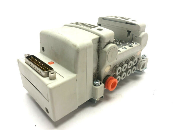 SMC VV5QC11-04C4FD3-DNS Pneumatic Manifold w/ D-SUB Connector - Maverick Industrial Sales