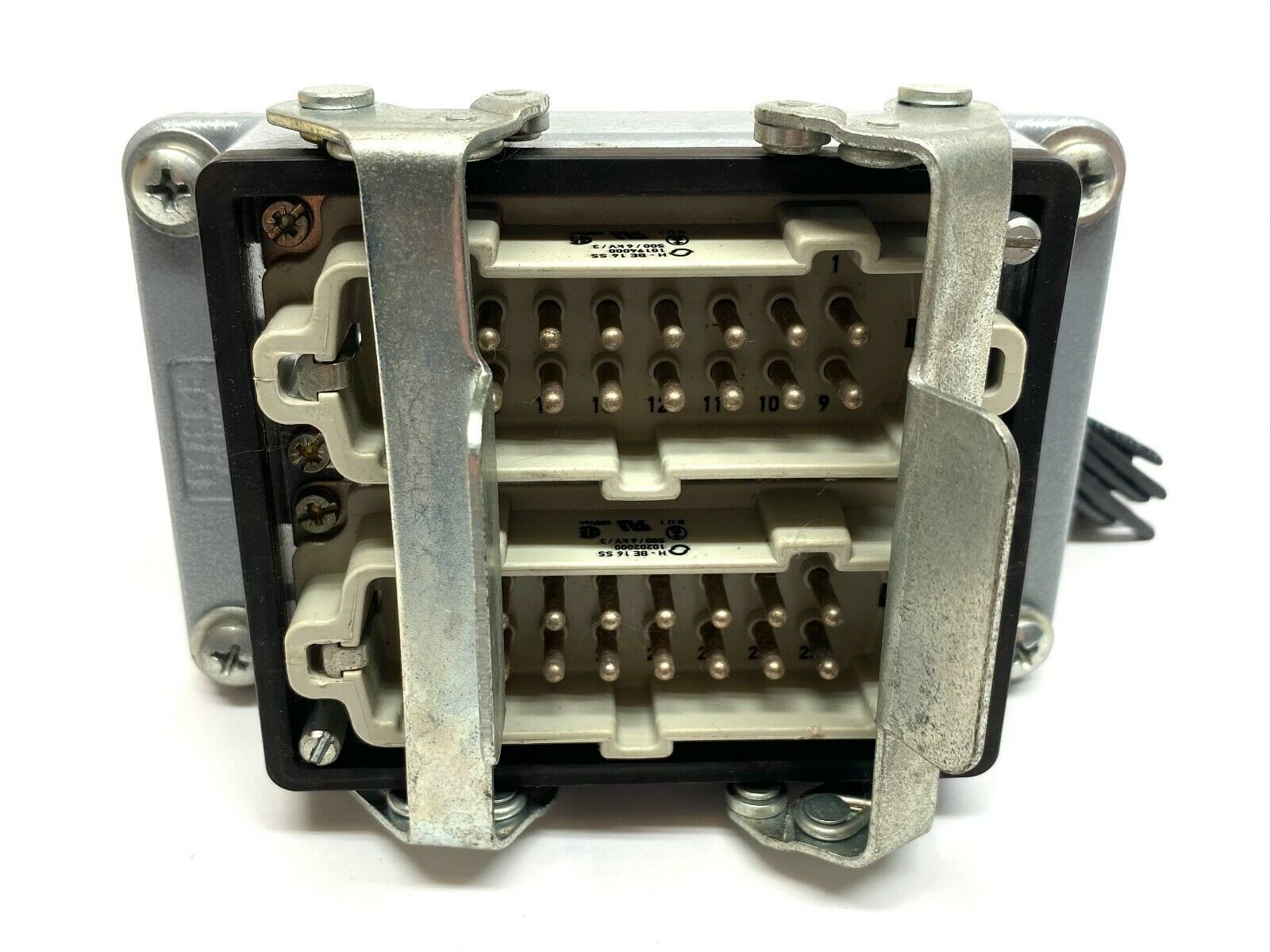 Lapp H-BE-16-SS Male Insert Connector x 2 w/ Dual Housing - Maverick Industrial Sales