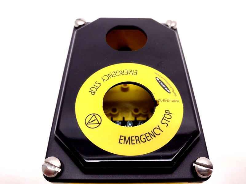 Banner Engineering SSA-EB1PL2-12EB1Q12K50  Flush-Mount Emergency Stop Enclosure - Maverick Industrial Sales