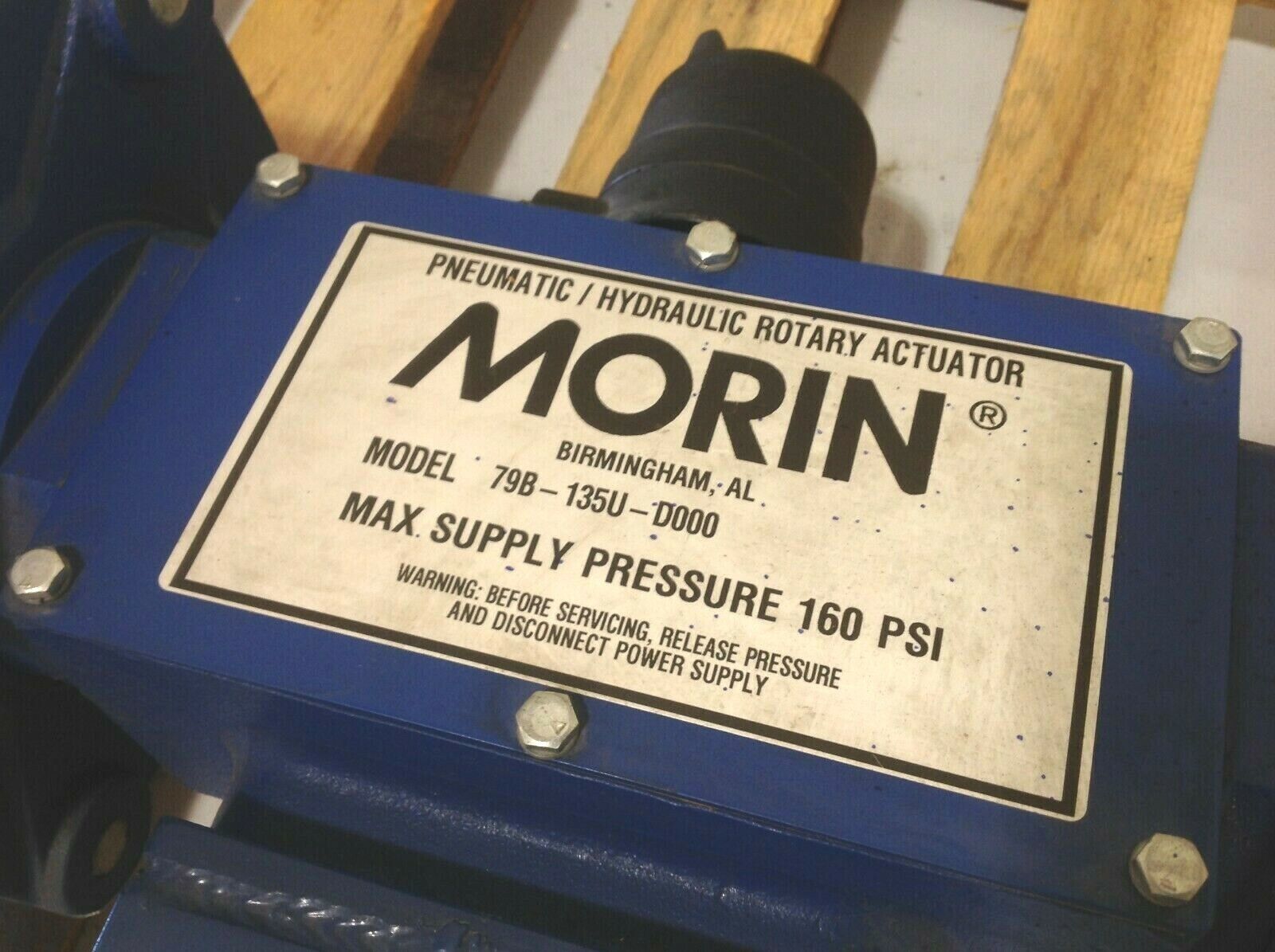 Morin 79B-135U-D000 Pneumatic / Hydraulic Rotary Actuator 160 Max PSI - Maverick Industrial Sales