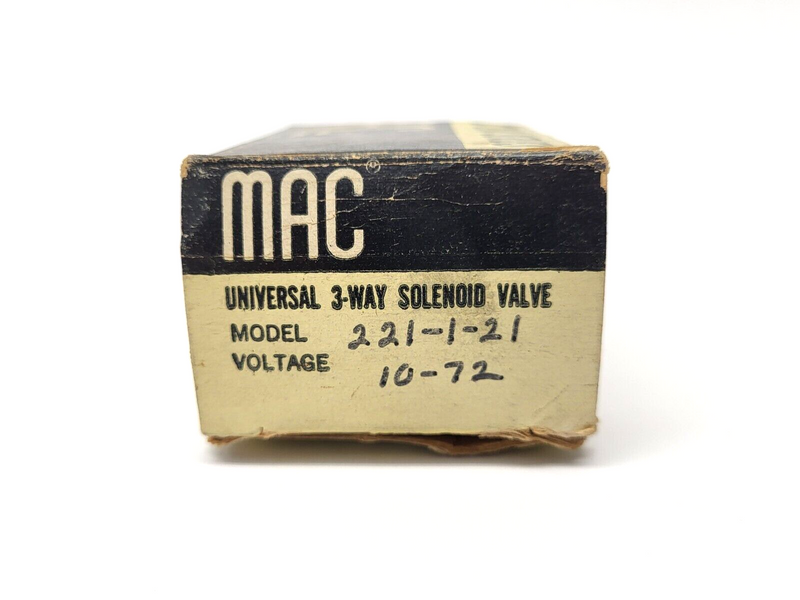 MAC Valves 221-1-21 Universal 3-Way Solenoid Valve - Maverick Industrial Sales