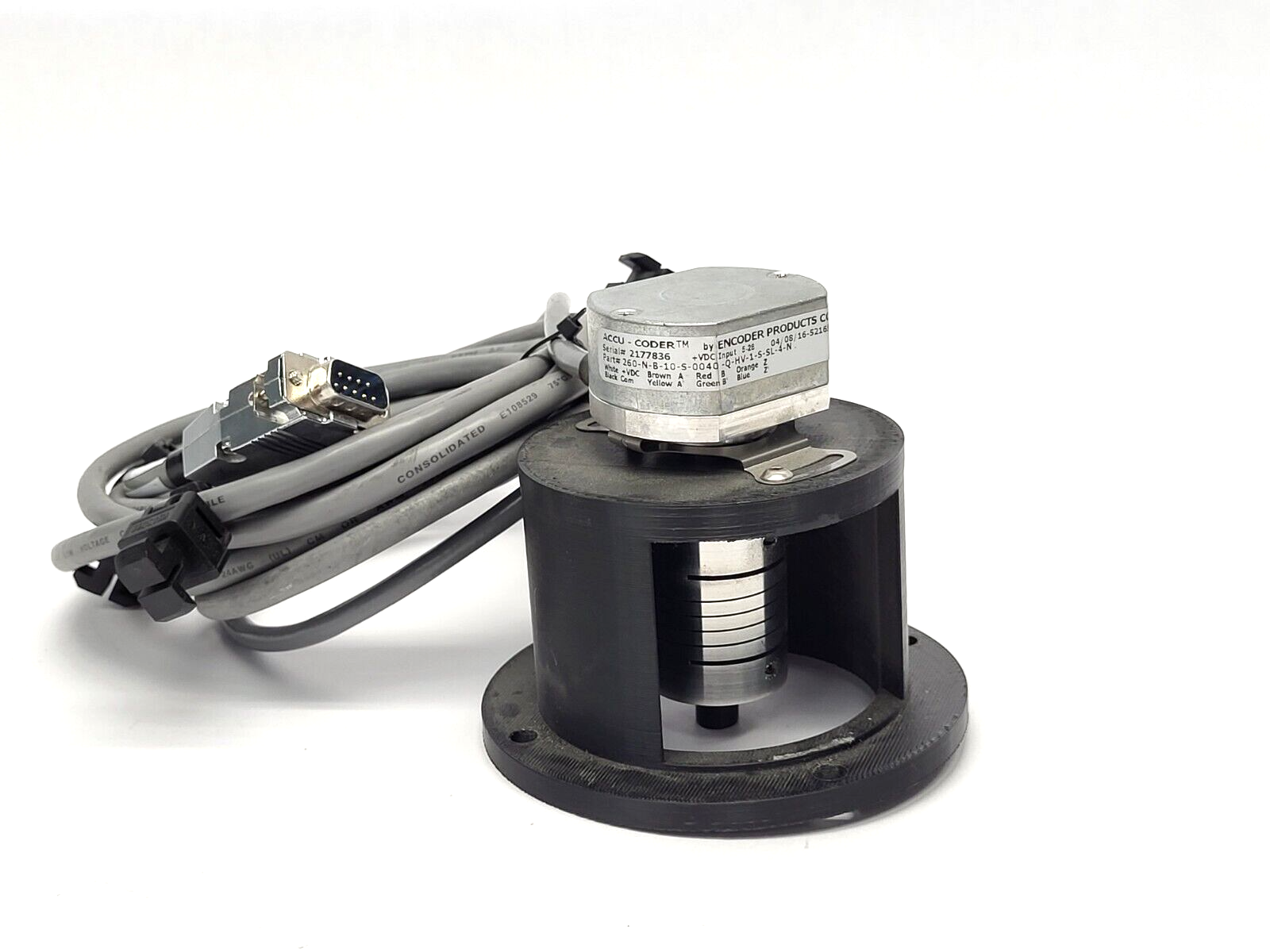 Encoder Products 260-N-B-10-S-0040-Q-HV-1-S-SL-4-N Rotary Incremental Encoder - Maverick Industrial Sales