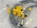 Turck VB2-PSGC 6M-0.8/2RK 4T-0.3/0.8/CS11463 EuroFast Cable Cordset U2-11235 - Maverick Industrial Sales