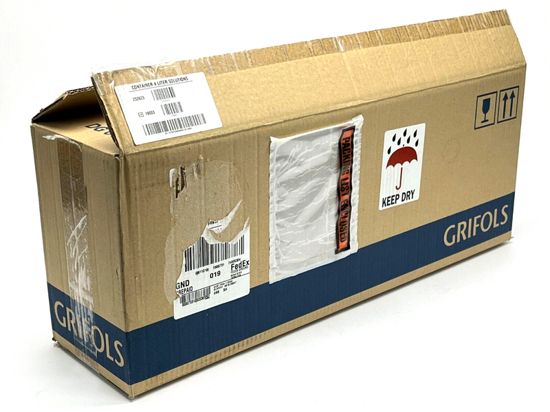 Grifols 232623 Container 4 Liter Solutions - Maverick Industrial Sales