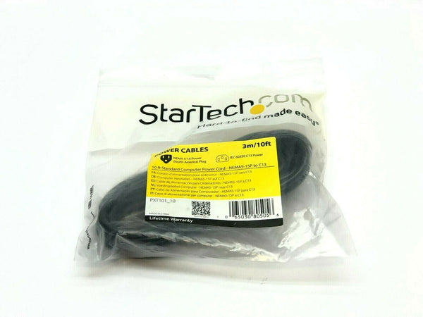 StarTech PXT101_10 Standard Power Cord 10ft - Maverick Industrial Sales
