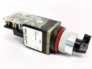 Allen Bradley 800MR-HX5B Ser A 2 Position Selector Switch w/ 800M-XAK Block - Maverick Industrial Sales