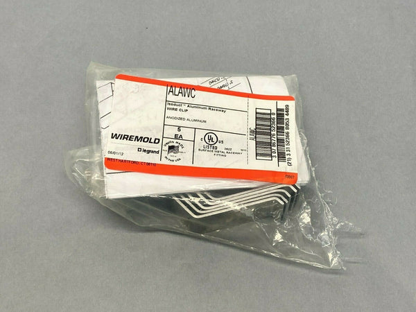 Wiremold ALAWC Isoduct Aluminum Raceway Wire Clips PACKAGE OF 5 - Maverick Industrial Sales