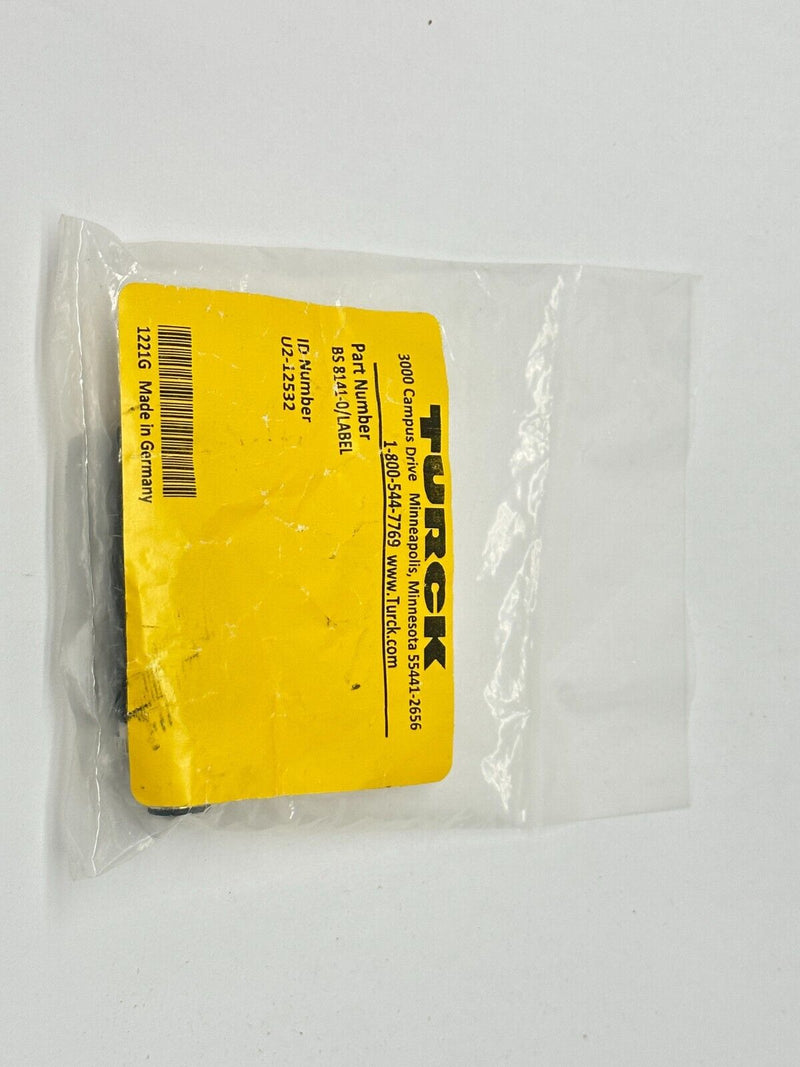 Turck BS 8141-0/LABEL Male M12 4-Pin Hardwire to Quick Disconnect U2-12532 - Maverick Industrial Sales