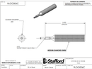 Stafford 9LGG006C 6-32 Grip & Go Quick Release Handle Alloy Steel - Maverick Industrial Sales