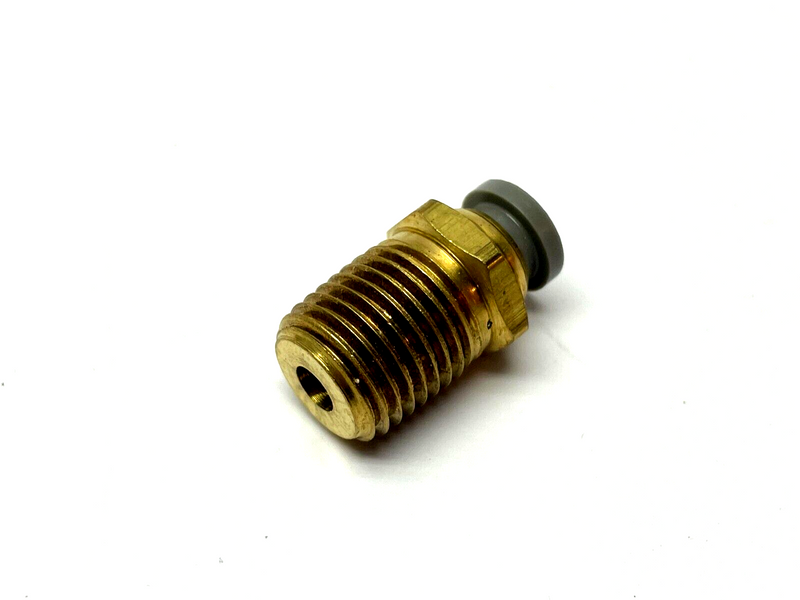 Parker Push to Connect Brass Fitting 1/4" Tube OD 1/4" Male NPT LOT OF 3 - Maverick Industrial Sales