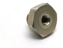 Hex Plug Fitting M10 Outer M5 Inner Thread, 9/16” Hex Width, 7/16” OAL LOT OF 10 - Maverick Industrial Sales