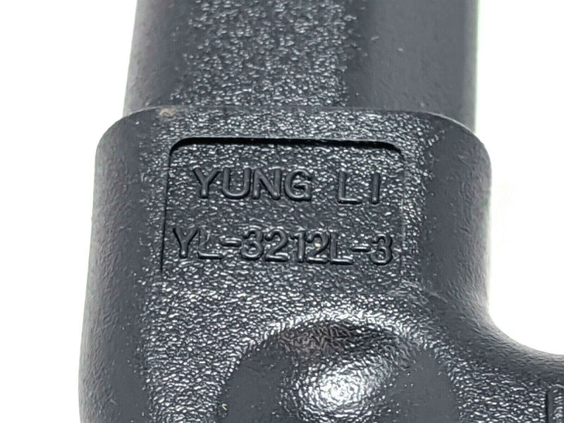 Yung Li YL-3212L-3 Connector C14 Male to C13 Right Angle - Maverick Industrial Sales