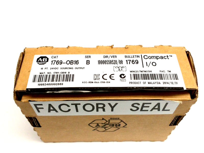 Allen Bradley 1769-OB16 Ser. B CompactLogix 16-Point DC Digital Output Module - Maverick Industrial Sales