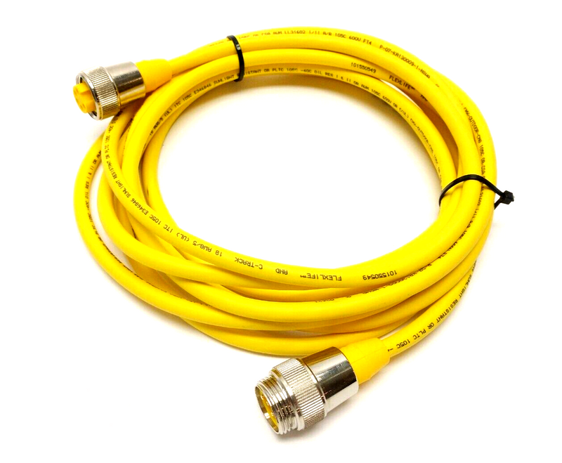 Turck RSM RKM 50-4M Double Ended Cordset Male To Female 7/8" 5-Pin 4m U2382 - Maverick Industrial Sales