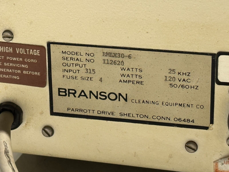 Branson EMLX30-6 E-Module Ultrasonic Generator - Maverick Industrial Sales