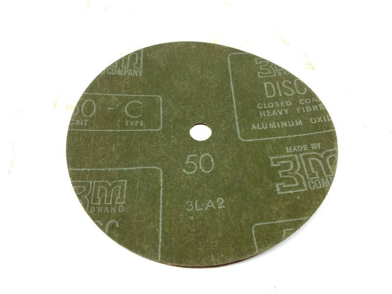 3M Type C Sanding Discs 50 Grit 6-1/2" D 1/2" Arbor LOT OF 8 - Maverick Industrial Sales