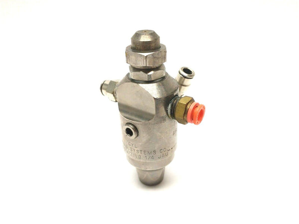 Spraying Systems 1/4JAU Air-Actuated Air Atomizing Nozzle 1/4"NPT 1.2GPM 125PSI - Maverick Industrial Sales