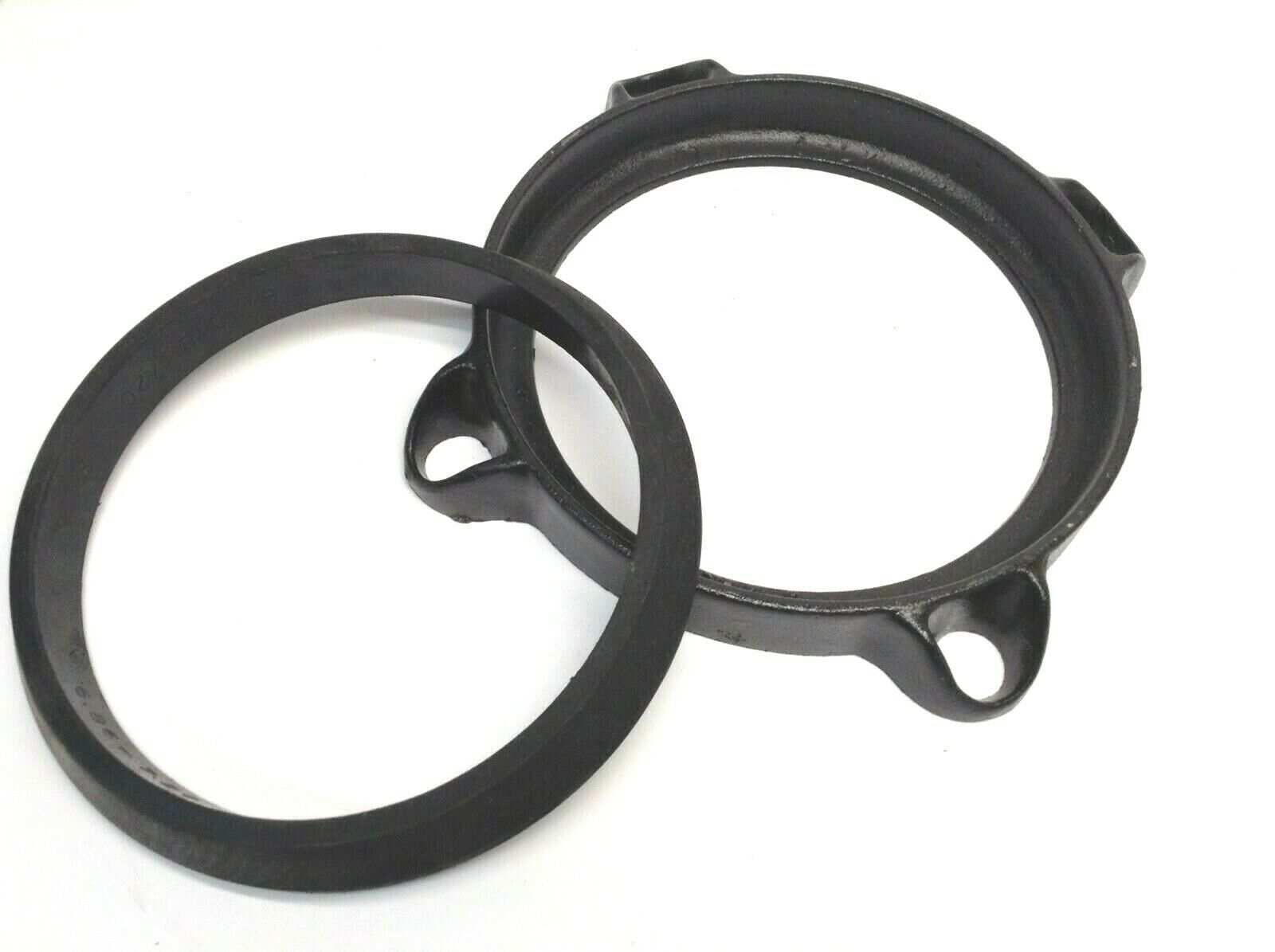 Romac 6 BLKFCA Ductile Iron Coupling Face with Romac 8R201S0720 Black 6.86-7.20 - Maverick Industrial Sales