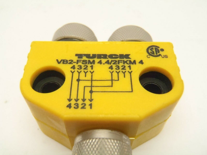 Turck VB2-FSM 4.4/2FKM 4 Sensor Splitter Y-Type - Maverick Industrial Sales