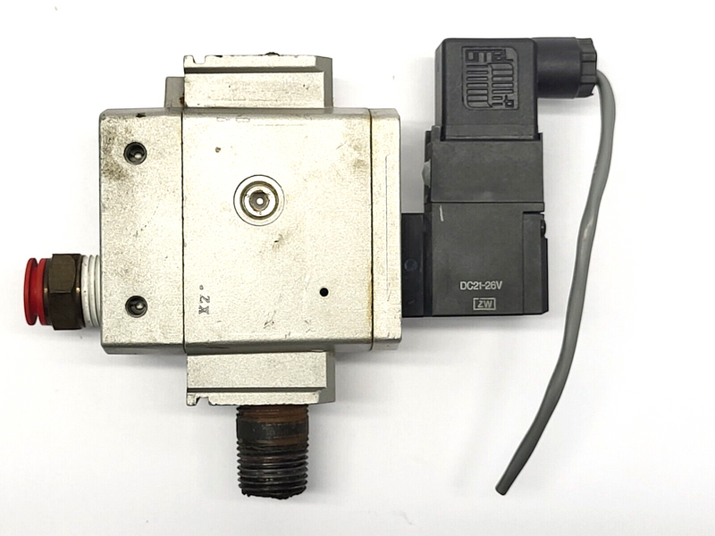 SMC AV4000 Pneumatic Solenoid Soft Start Valve 24VDC 1/2" NPT - Maverick Industrial Sales