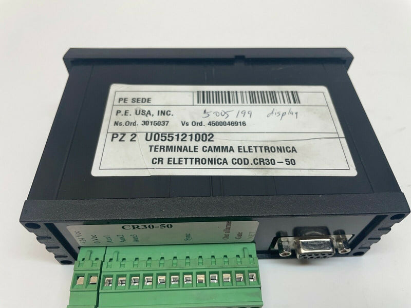 CR Elettronica CR30-50 Terminal Display Module, PZ 2 U055121002 – Maverick  Industrial Sales