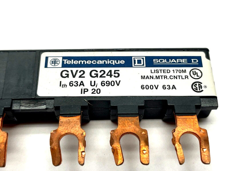 Telemecanique Square D GV2 G245 Busbar 63A 690V - Maverick Industrial Sales