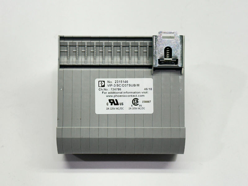 Phoenix Contact VIP-3/SC/D37SUB/M Varioface Interface Module Grey 2315146 - Maverick Industrial Sales