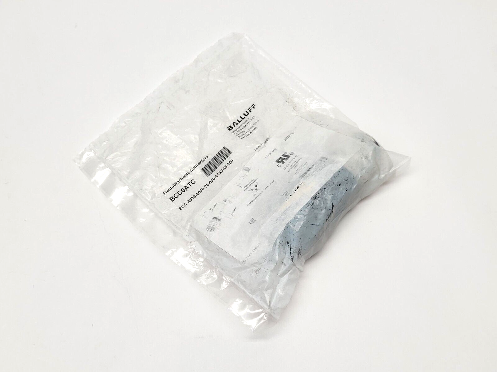 Balluff BCC0ATC Field-Attachable Connector  BCC A333-0000-20-000-61X3A5-000 - Maverick Industrial Sales