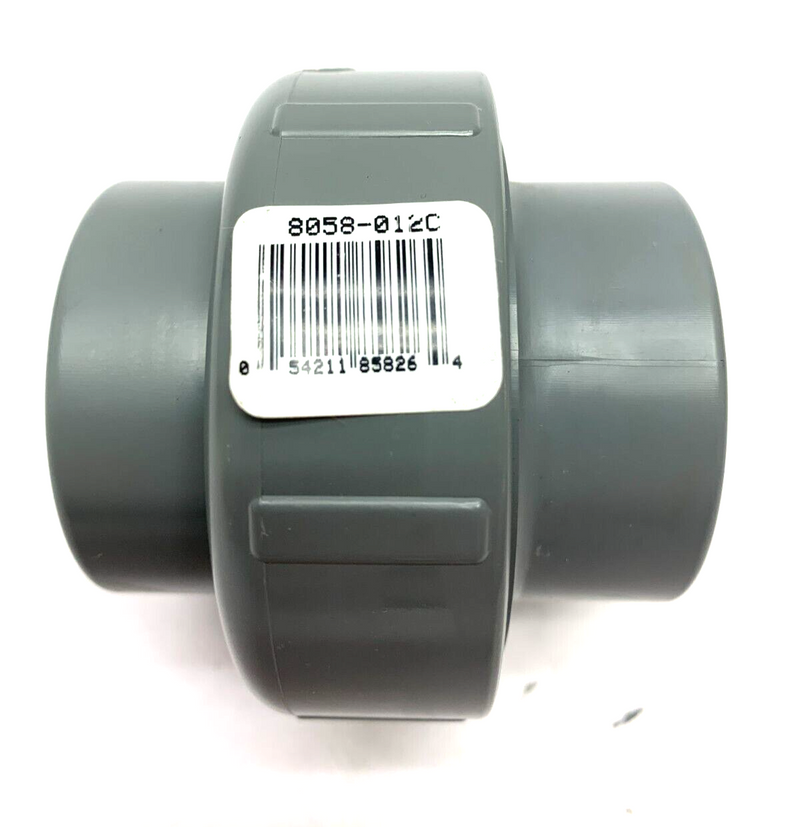 Spears 8058-012C 1-1/4" CPVC Union Ring Coupling Grey Threaded 2000 FPT FKM - Maverick Industrial Sales