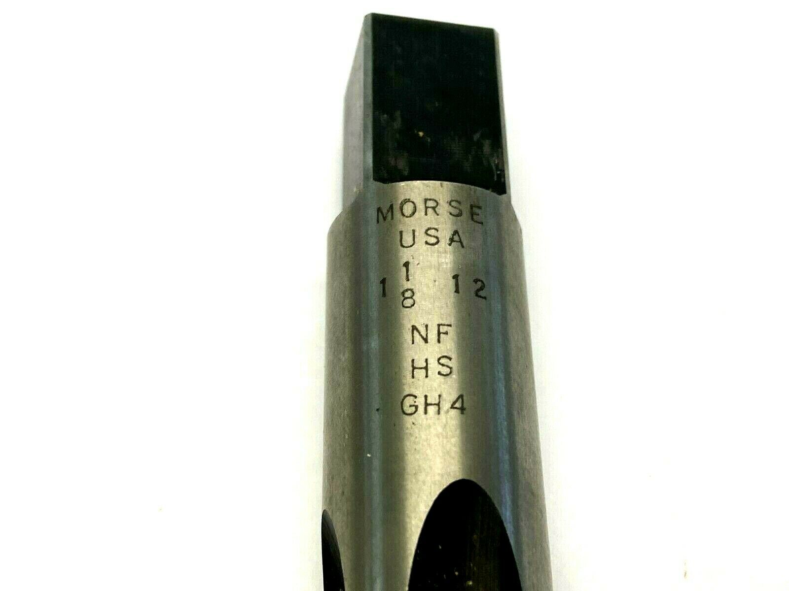 Morse Cutting Tools 2046 HHS Hand Tap Plug Style 4 Flute 1-1/8"-12 NF HS GH4 - Maverick Industrial Sales