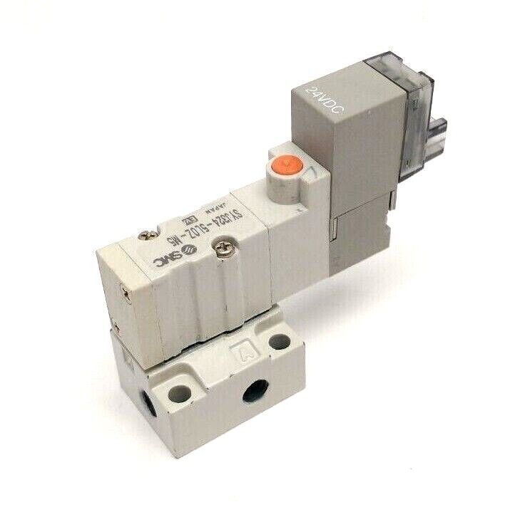 SMC SYJ324-5LOZ-M5 3-Port 2-Position Solenoid Valve M5 Base Mounted 24VDC - Maverick Industrial Sales