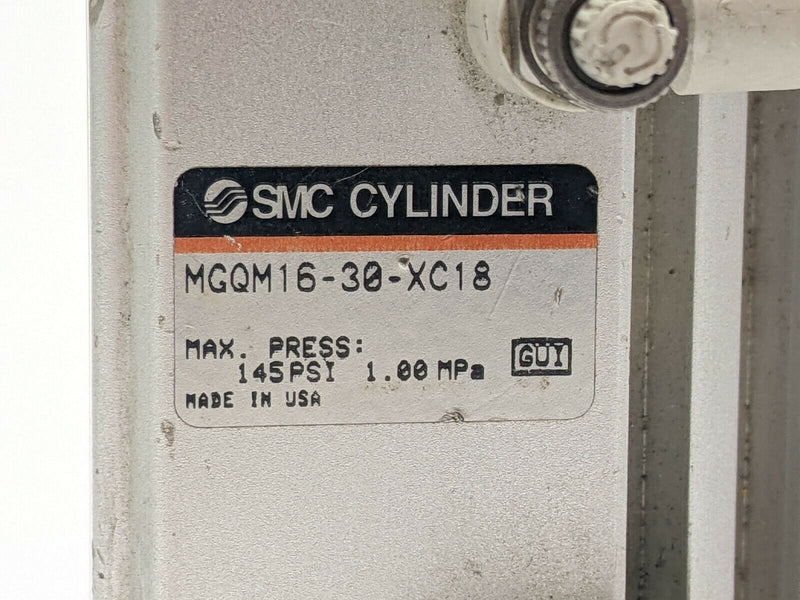 SMC MGQM16-30-XC18 Compact Guide Cylinder - Maverick Industrial Sales