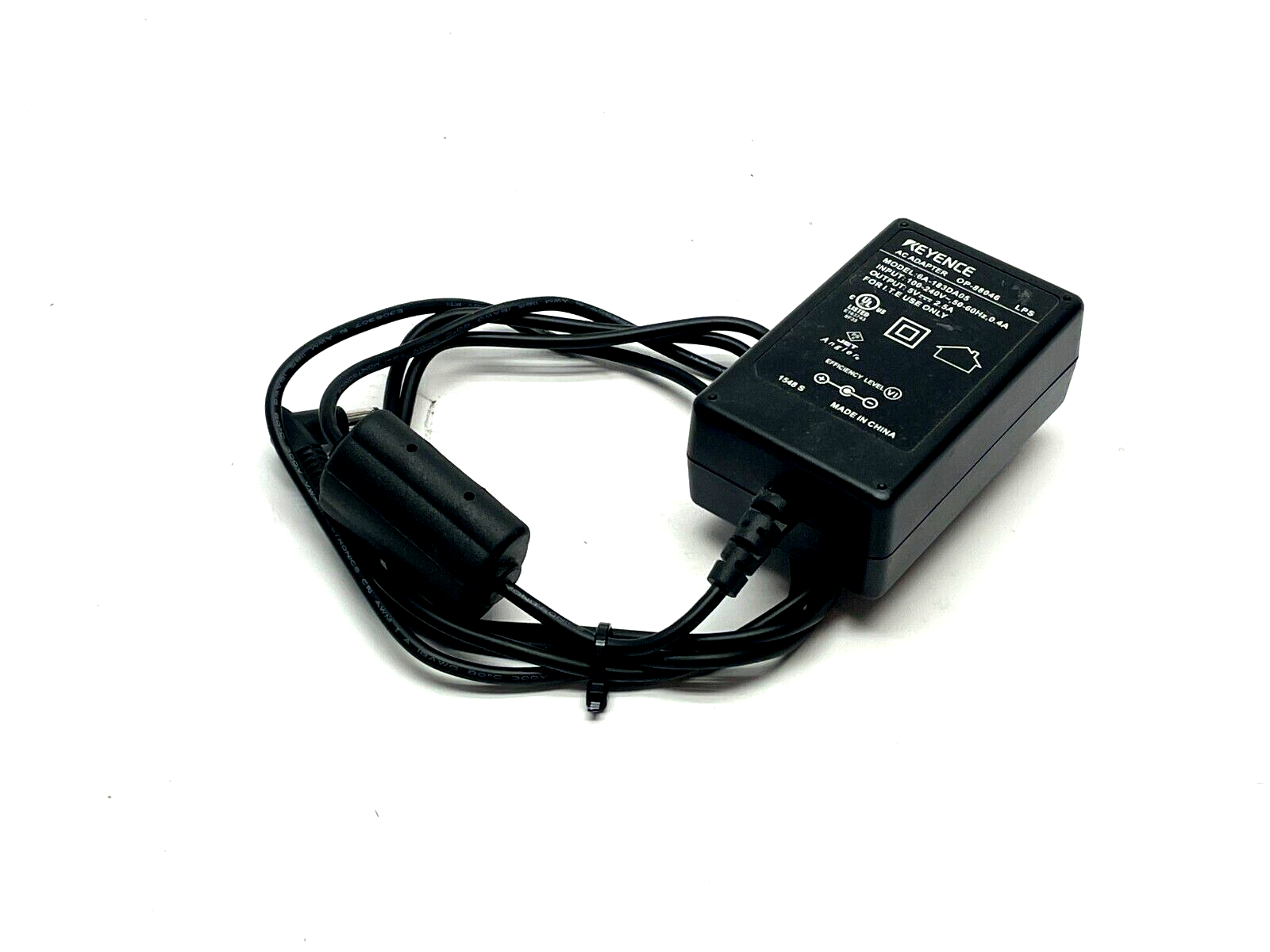 Keyence OP-88046 AC Power Adapter 12.5W 2.5A MISSING POWER CORD - Maverick Industrial Sales