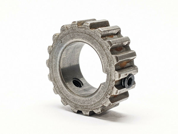 18T Steel Cog Pulley for Drive Motor fits 7/8" Shaft w/ 3/16" Keyway - Maverick Industrial Sales