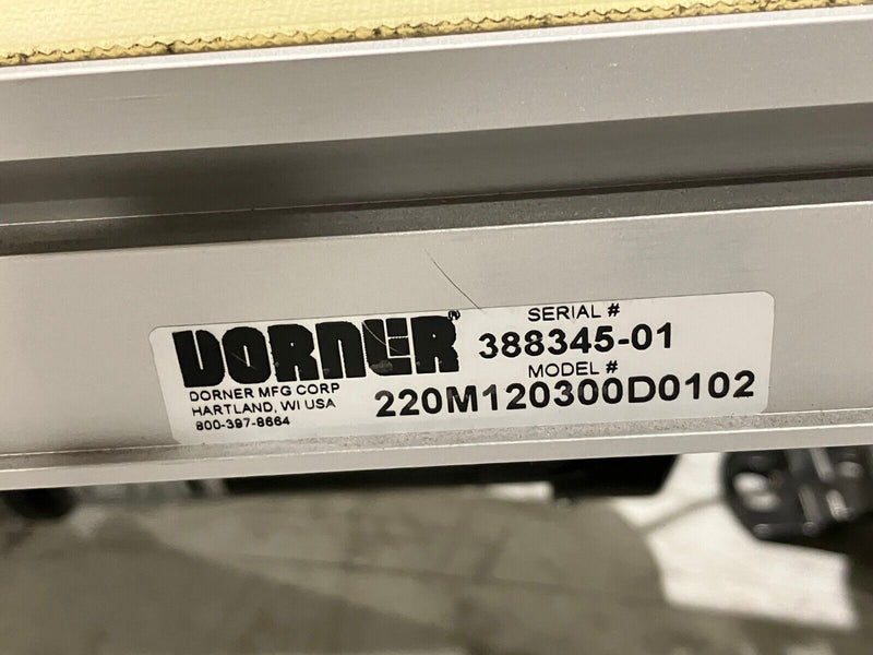 Dorner 220M120300D0102 Belt Conveyor 2200 Series 12" x 36" w/ 62MD1134 Speed Ctr - Maverick Industrial Sales