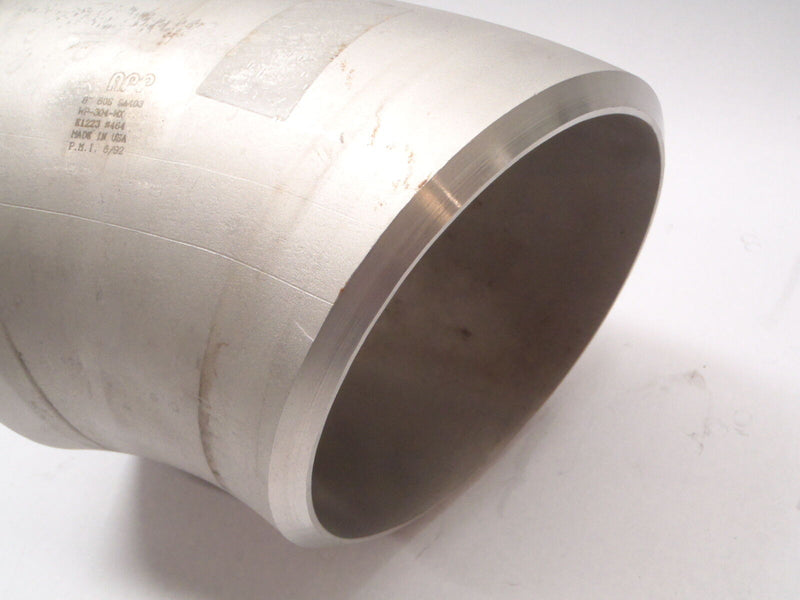 STAINLESS BUTTWELD ELBOW 8" APP SA403WP304 45 DEGREE LONG RADIUS PIPE - Maverick Industrial Sales