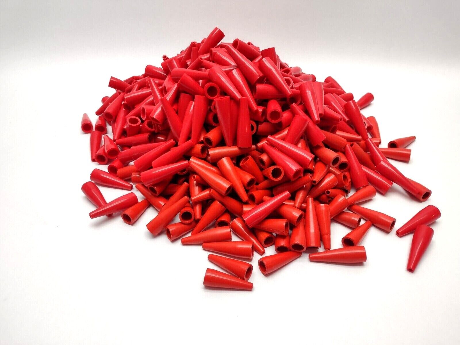 Mueller Red Alligator Clip Test Clip Insulators LOT OF 45oz - Maverick Industrial Sales