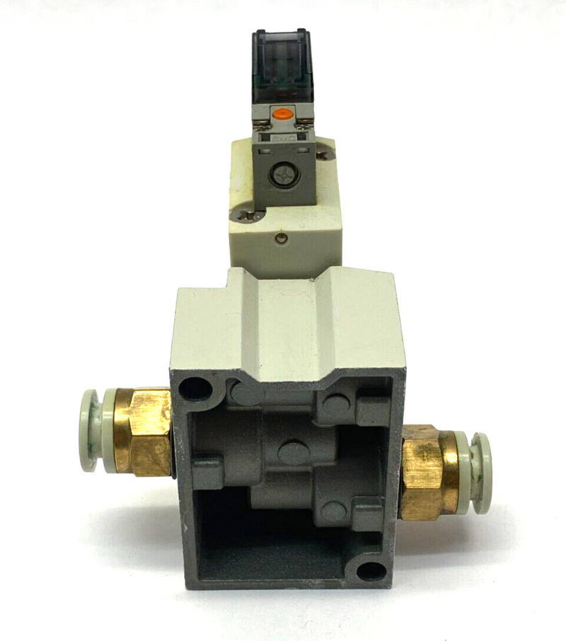 SMC SYJ714M-5L0Z Manifold Mounted Solenoid Valve 3-Port 24VDC - Maverick Industrial Sales