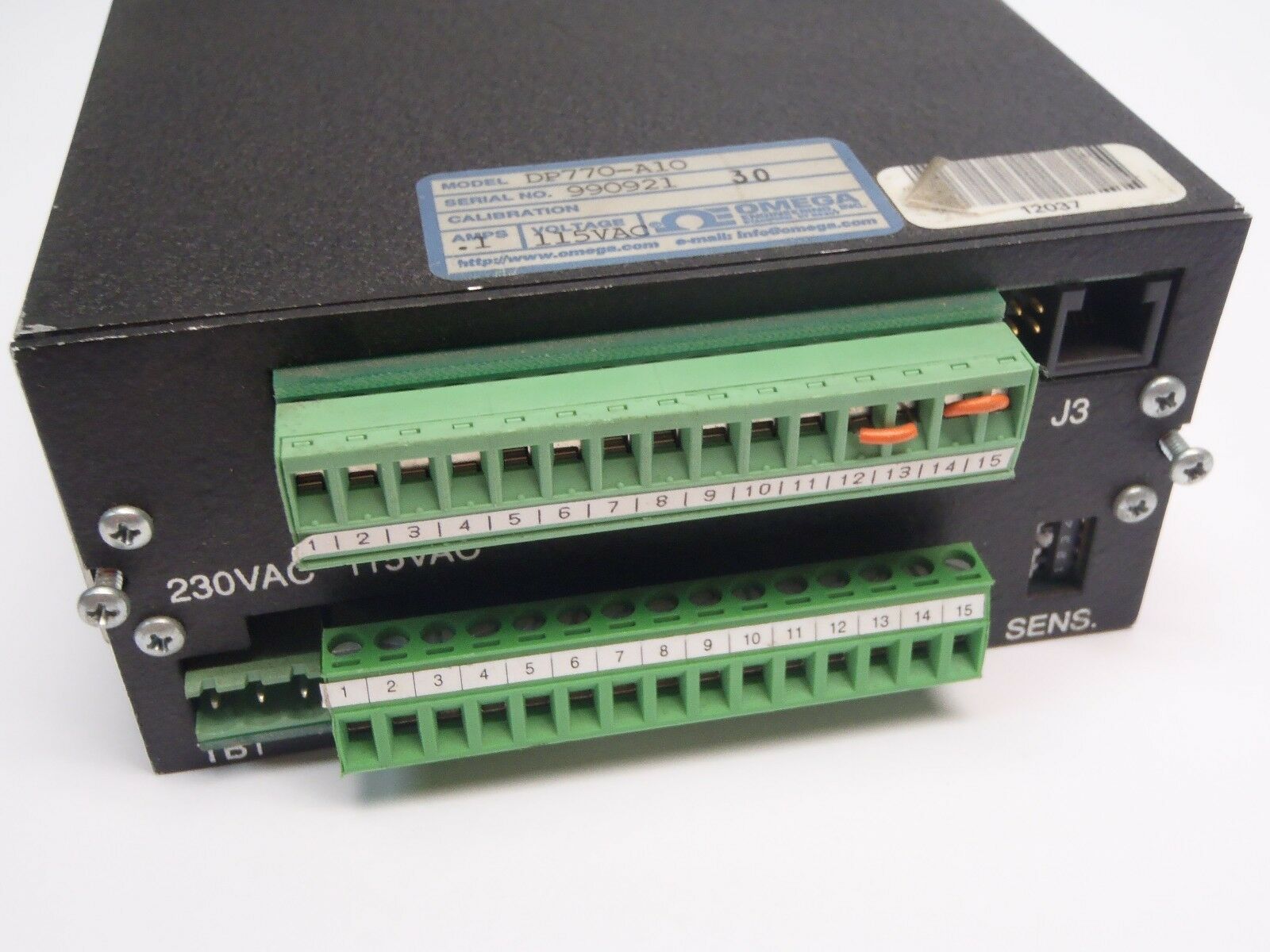 Omega DP770-A10 Digital Voltmeter 990921 .1A 115VAC - Maverick Industrial Sales