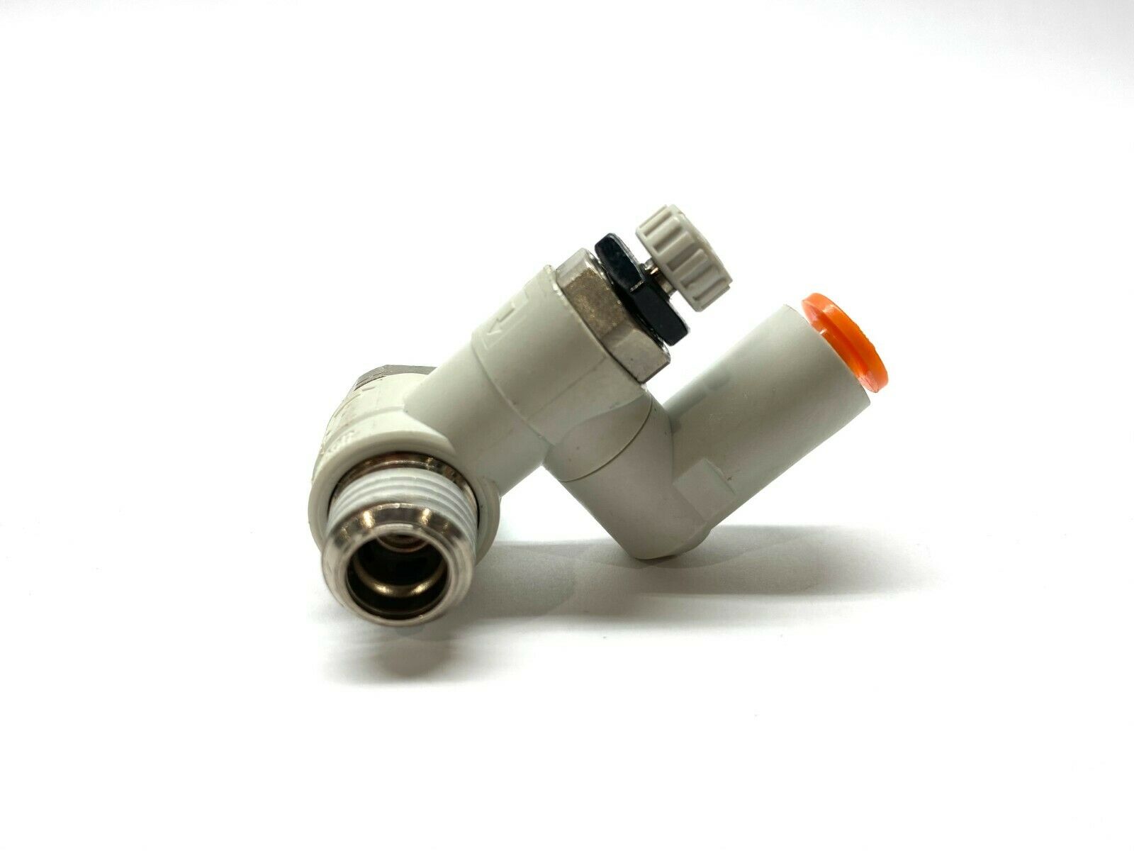 SMC ASD430F-N02-07S Speed Controller 1/4" OD One Touch Fitting 1/4" Male NPT - Maverick Industrial Sales