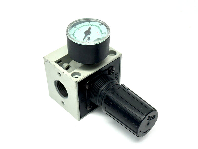 Numatics R22R-04 Pneumatic Regulator 1/2" NPT 0A5 w/ Pressure Gauge 0-60PSI - Maverick Industrial Sales