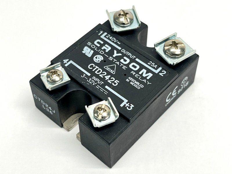 Crydom CTD2425 Solid State Relay 3-32V Input 25A 240V Output - Maverick Industrial Sales