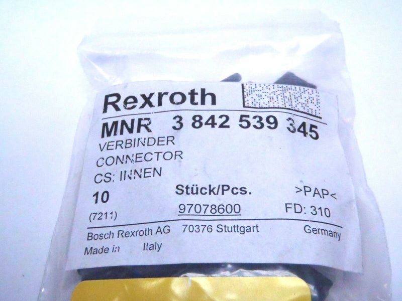 Bosch Rexroth 3 842 539 345 Internal Junction Connector PACK OF 10 - Maverick Industrial Sales