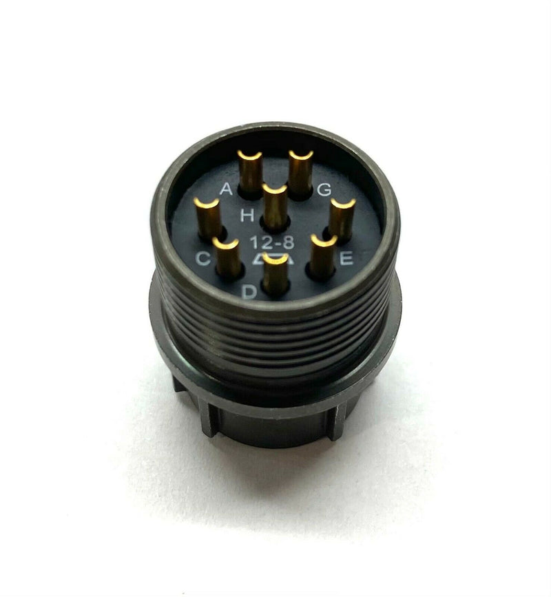 Amphenol PT06A-12-8P(SR) Circular Connector 8 Position Plug Male Pins Solder Cup - Maverick Industrial Sales