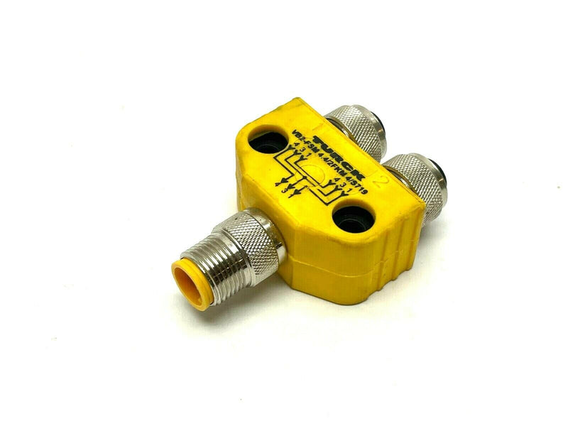 Turck VB2-FSM 4.4/2FKM 4/S719 Splitter M12 Eurofast - Maverick Industrial Sales