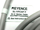 Keyence SL-VPC5P-T Main Unit Connection Cable 5m Length PNP Transmitter - Maverick Industrial Sales