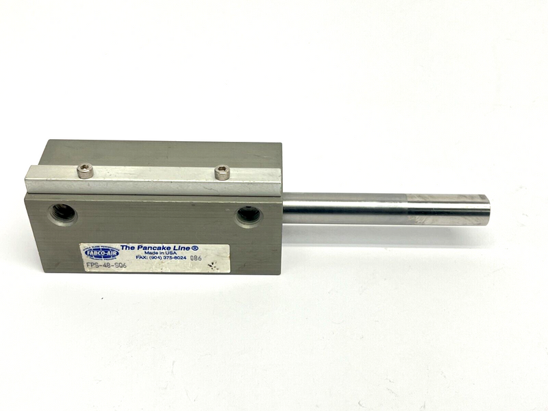 Fabco-Air FPS-48-SQ6 The Pancake Line Pneumatic Cylinder 2" Stroke - Maverick Industrial Sales