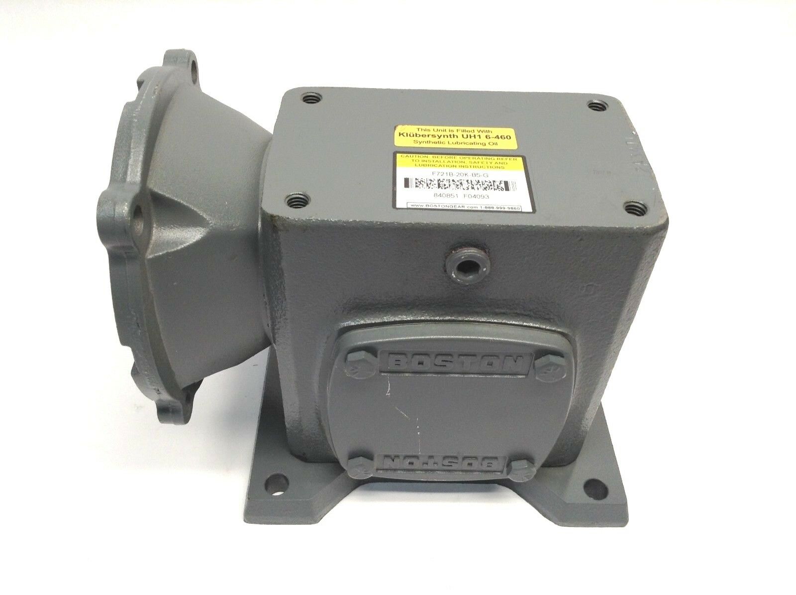 Boston Gear F721B-20K-B5-G Boston Speed Reducer Right Angle Worm Gear F04093 - Maverick Industrial Sales